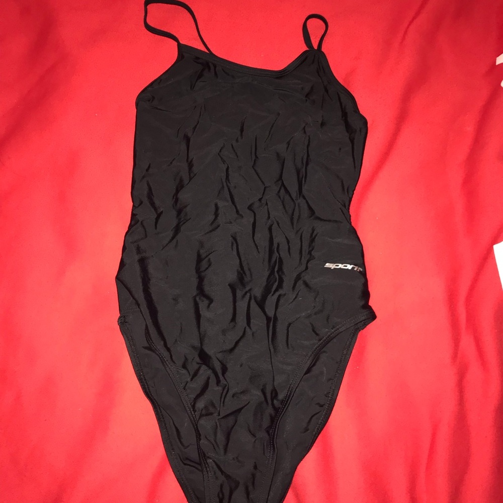 One piece sports swimsuit